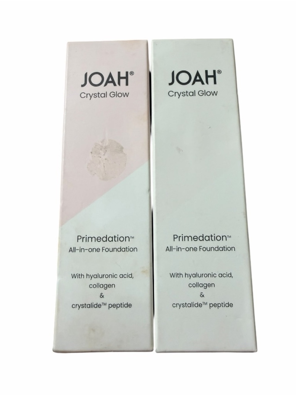 JOAH Crystal Glow Primedation Foundation - Light & Dark
